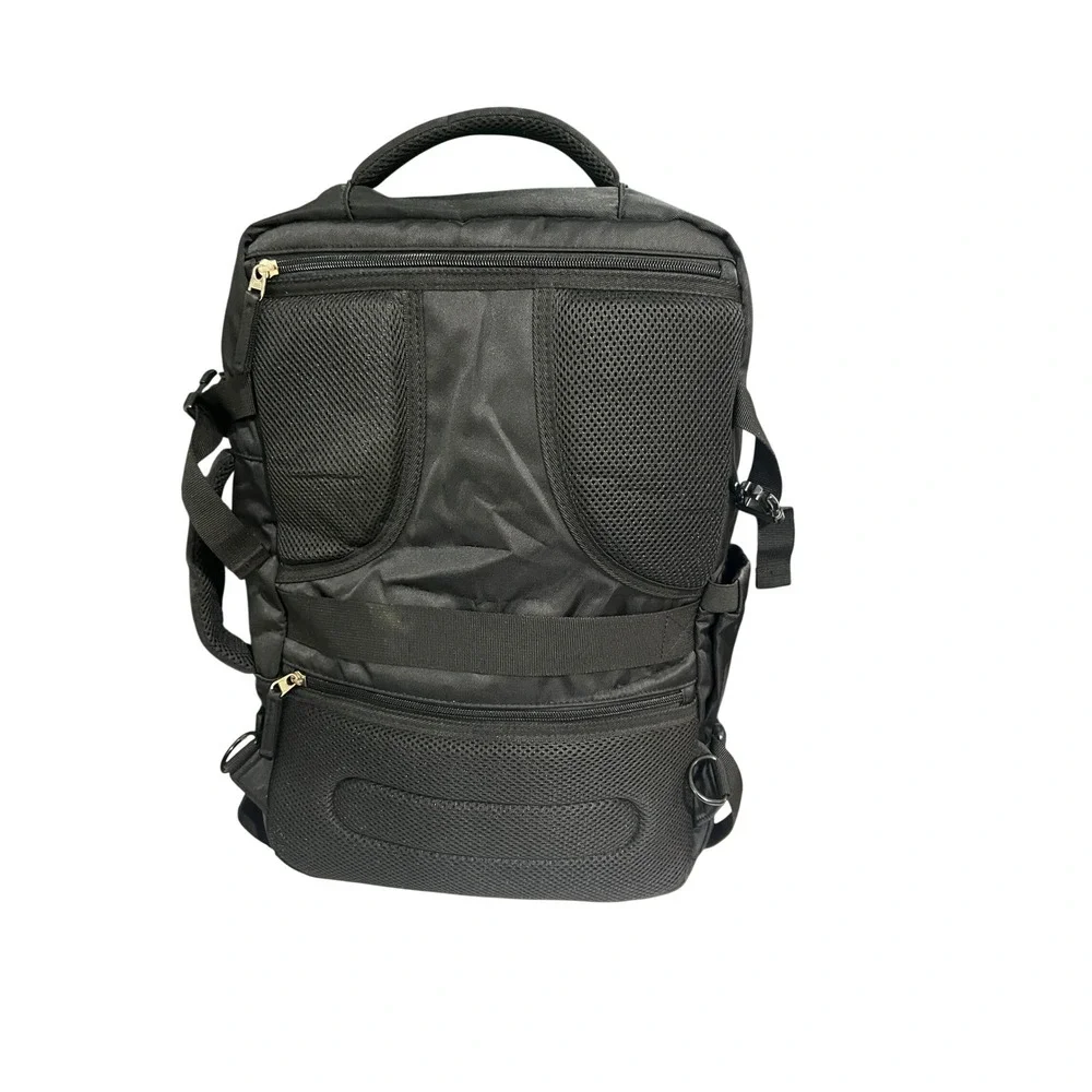 BAGODI Travel Backpack Unisex Large Black Multi-Functional Carry-On Luggage NEW